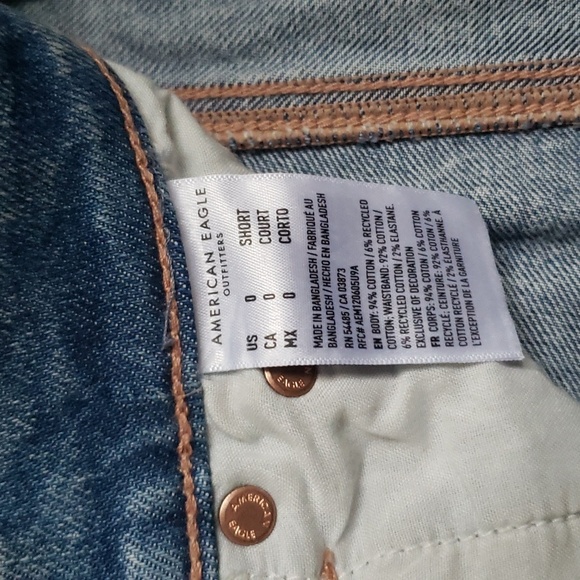 American eagle baggy ripped jeans sz 0 NWOT - Picture 8 of 11